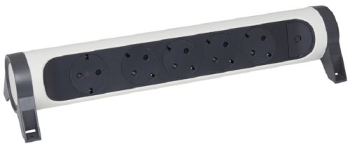 Колодка удлинителя с заземлением и выключателем Legrand Комфорт 5-м 16А 3500Вт бело-черный фото Колодка удлинителя с заземлением и выключателем Legrand Комфорт 5-м 16А 3500Вт бело-черный картинка